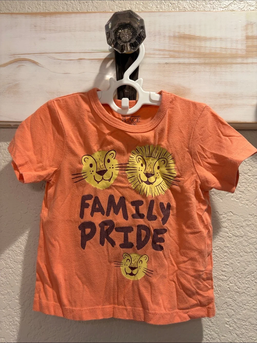 The Children's Place Orange Lion Graphic Tee